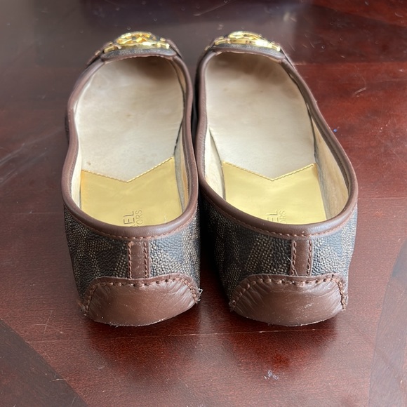 Michael Kors Fulton Flats brown size 10 - Picture 3 of 4